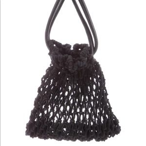 Clare V Black Sandy Drawstring Bag